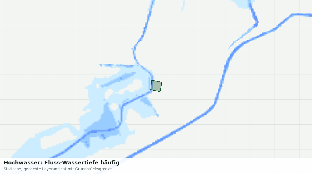 Statische Kartenansicht: Hochwasser: Fluss-Wassertiefe häufig