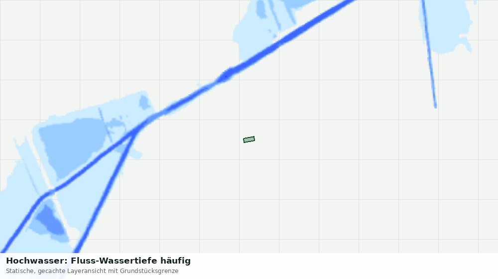Statische Kartenansicht: Hochwasser: Fluss-Wassertiefe häufig