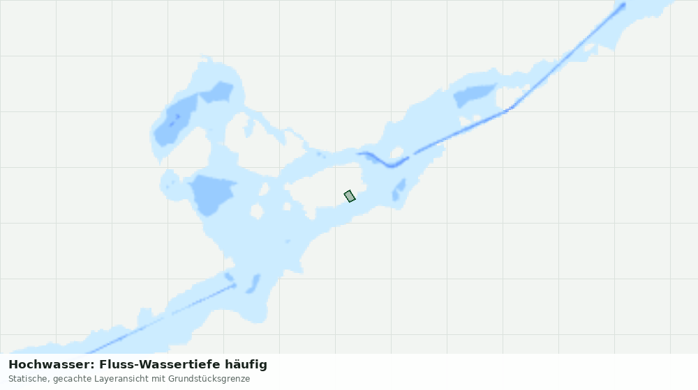 Statische Kartenansicht: Hochwasser: Fluss-Wassertiefe häufig
