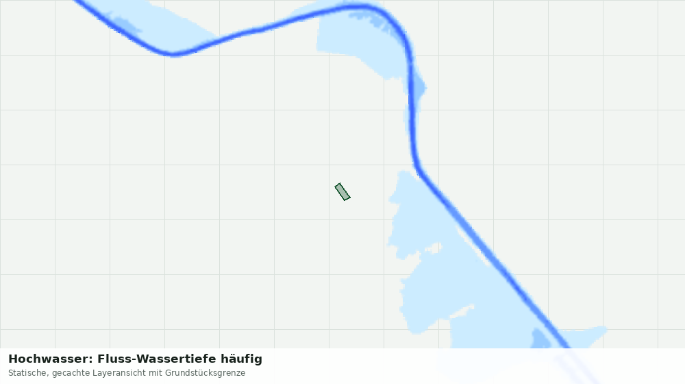 Statische Kartenansicht: Hochwasser: Fluss-Wassertiefe häufig