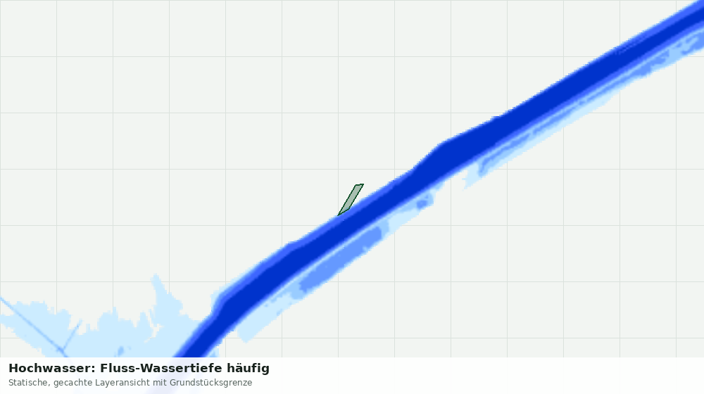Statische Kartenansicht: Hochwasser: Fluss-Wassertiefe häufig
