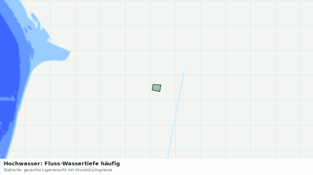 Statische Kartenansicht: Hochwasser: Fluss-Wassertiefe häufig