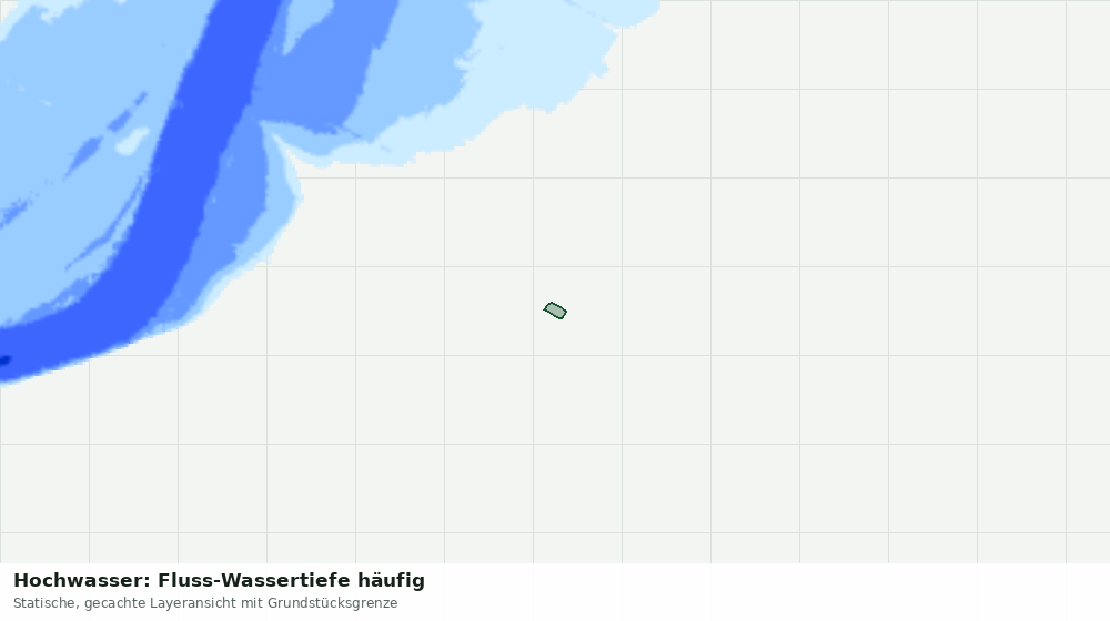 Statische Kartenansicht: Hochwasser: Fluss-Wassertiefe häufig