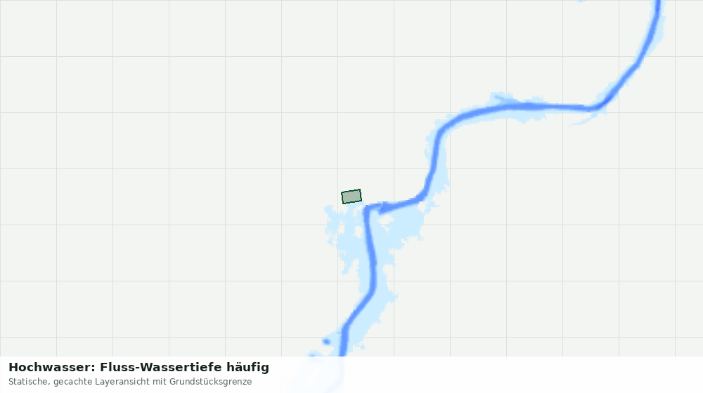 Statische Kartenansicht: Hochwasser: Fluss-Wassertiefe häufig