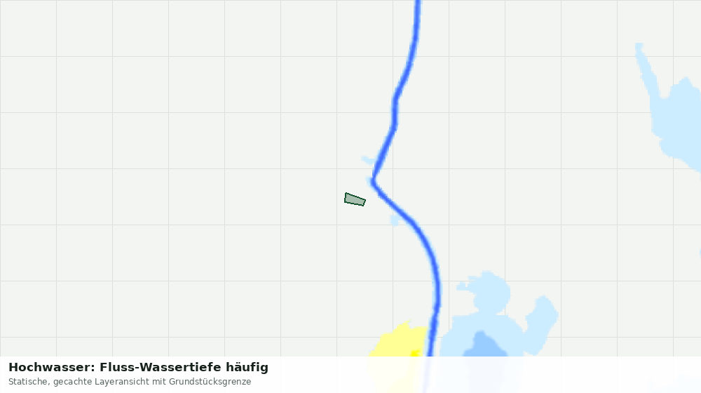Statische Kartenansicht: Hochwasser: Fluss-Wassertiefe häufig