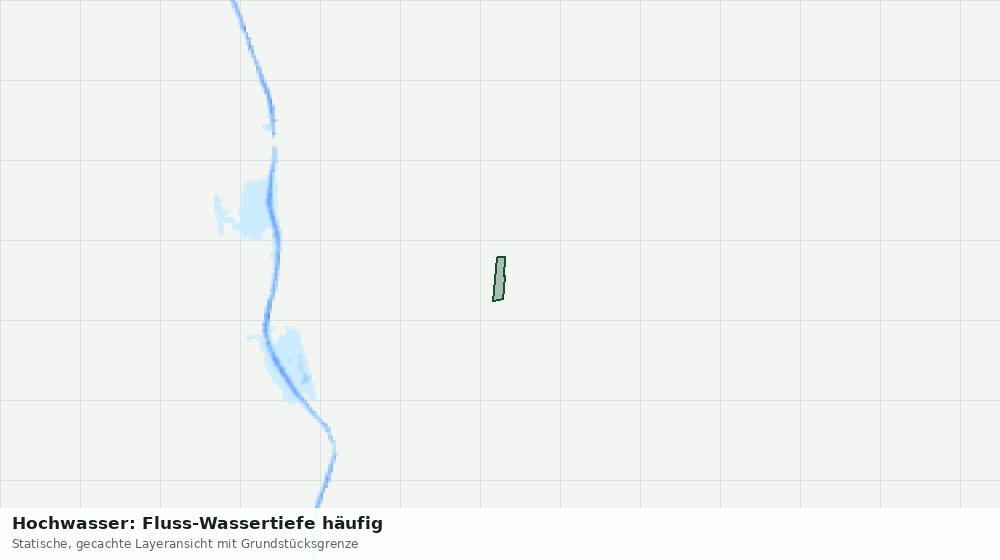 Statische Kartenansicht: Hochwasser: Fluss-Wassertiefe häufig