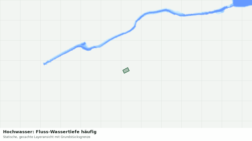 Statische Kartenansicht: Hochwasser: Fluss-Wassertiefe häufig