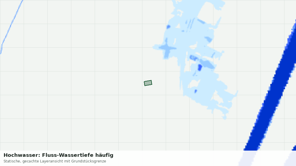 Statische Kartenansicht: Hochwasser: Fluss-Wassertiefe häufig