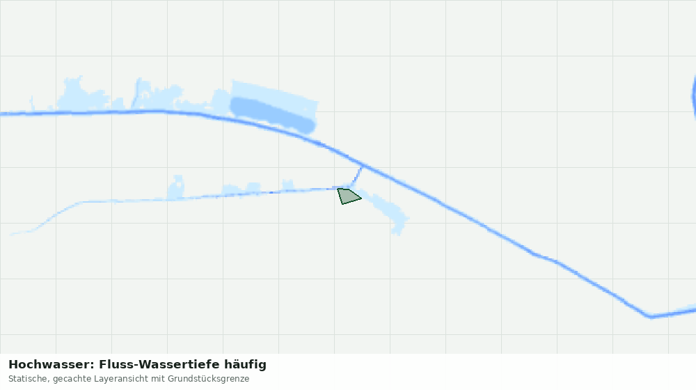 Statische Kartenansicht: Hochwasser: Fluss-Wassertiefe häufig
