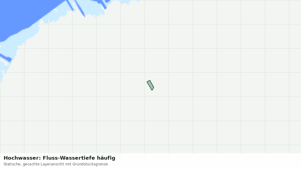 Statische Kartenansicht: Hochwasser: Fluss-Wassertiefe häufig