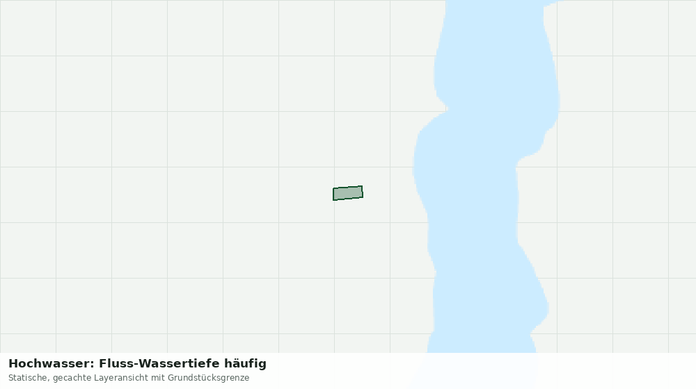 Statische Kartenansicht: Hochwasser: Fluss-Wassertiefe häufig