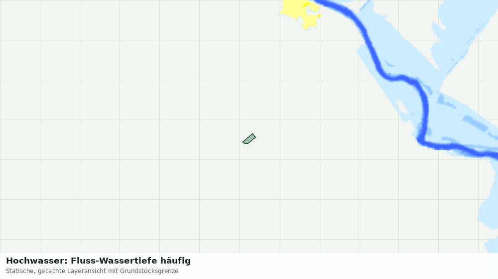 Statische Kartenansicht: Hochwasser: Fluss-Wassertiefe häufig