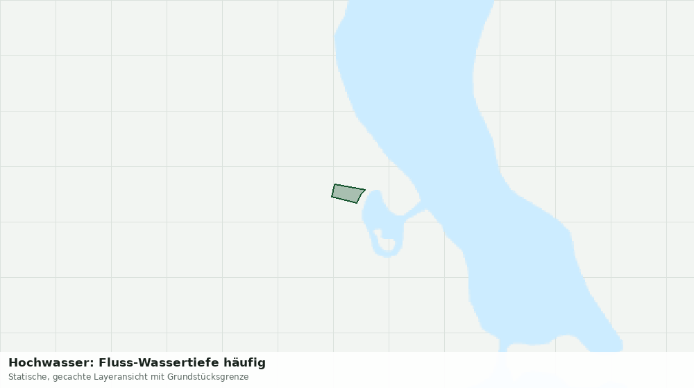 Statische Kartenansicht: Hochwasser: Fluss-Wassertiefe häufig