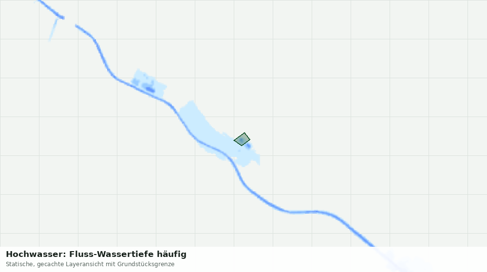 Statische Kartenansicht: Hochwasser: Fluss-Wassertiefe häufig