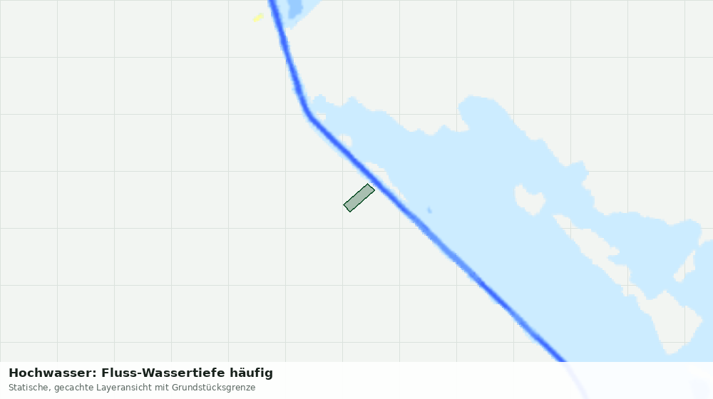 Statische Kartenansicht: Hochwasser: Fluss-Wassertiefe häufig