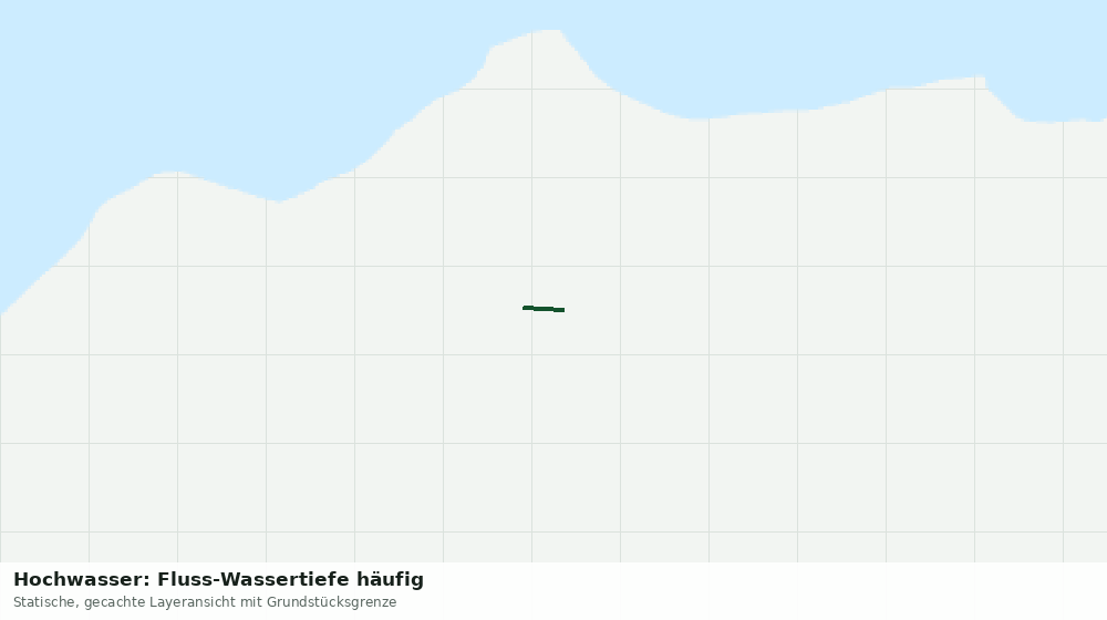 Statische Kartenansicht: Hochwasser: Fluss-Wassertiefe häufig