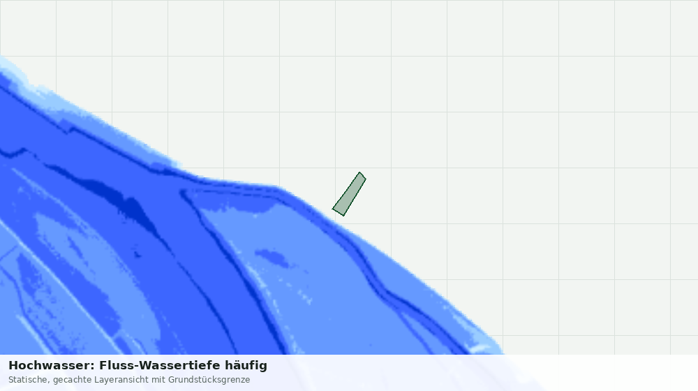 Statische Kartenansicht: Hochwasser: Fluss-Wassertiefe häufig