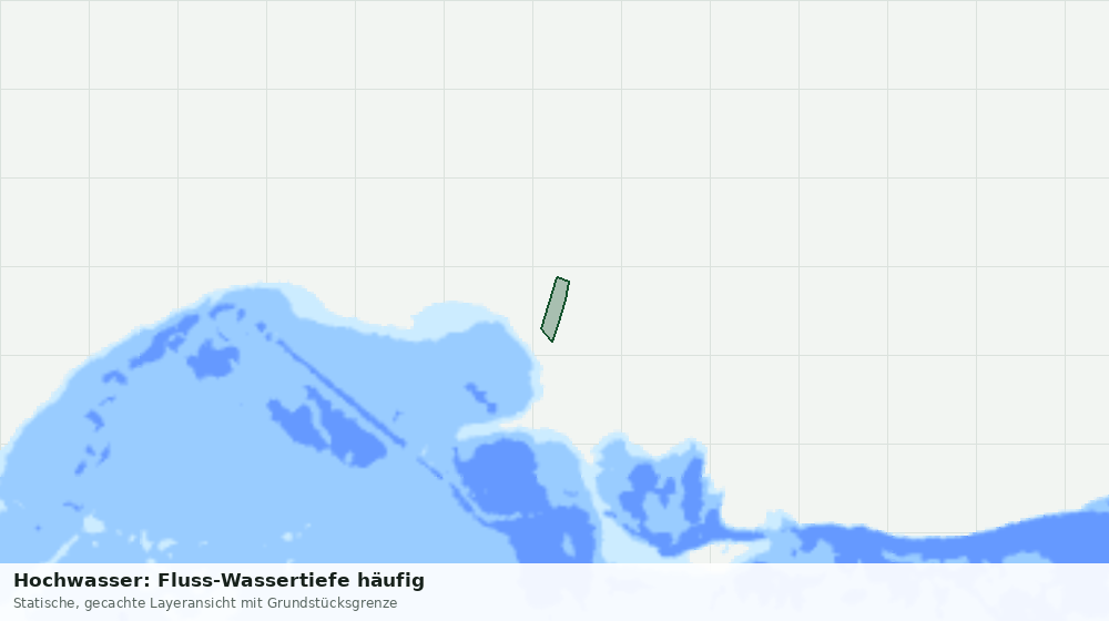 Statische Kartenansicht: Hochwasser: Fluss-Wassertiefe häufig