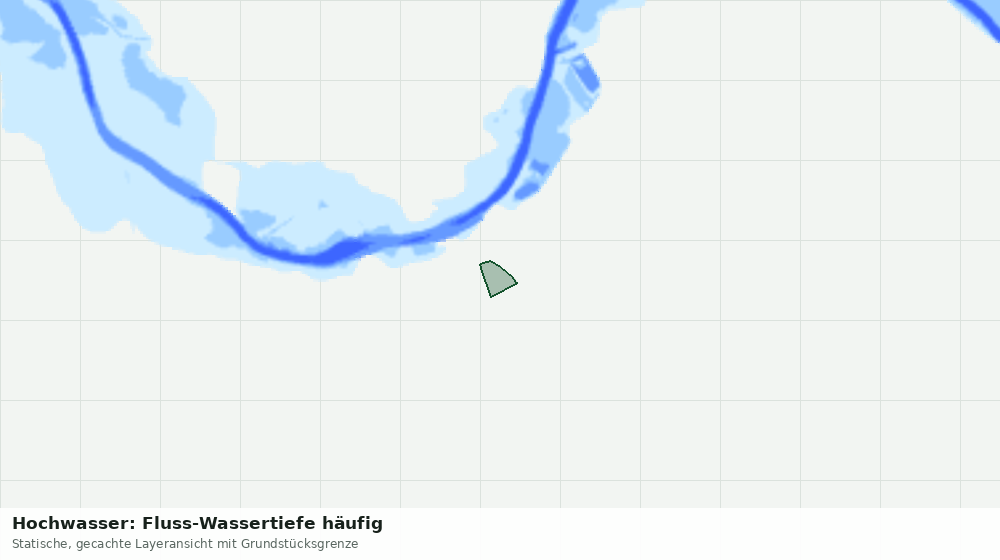 Statische Kartenansicht: Hochwasser: Fluss-Wassertiefe häufig