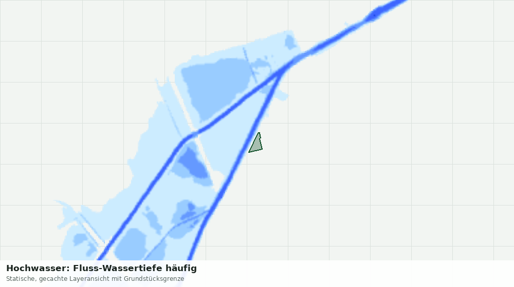 Statische Kartenansicht: Hochwasser: Fluss-Wassertiefe häufig
