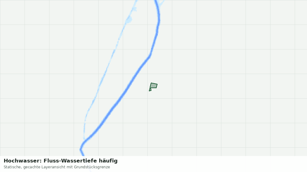 Statische Kartenansicht: Hochwasser: Fluss-Wassertiefe häufig