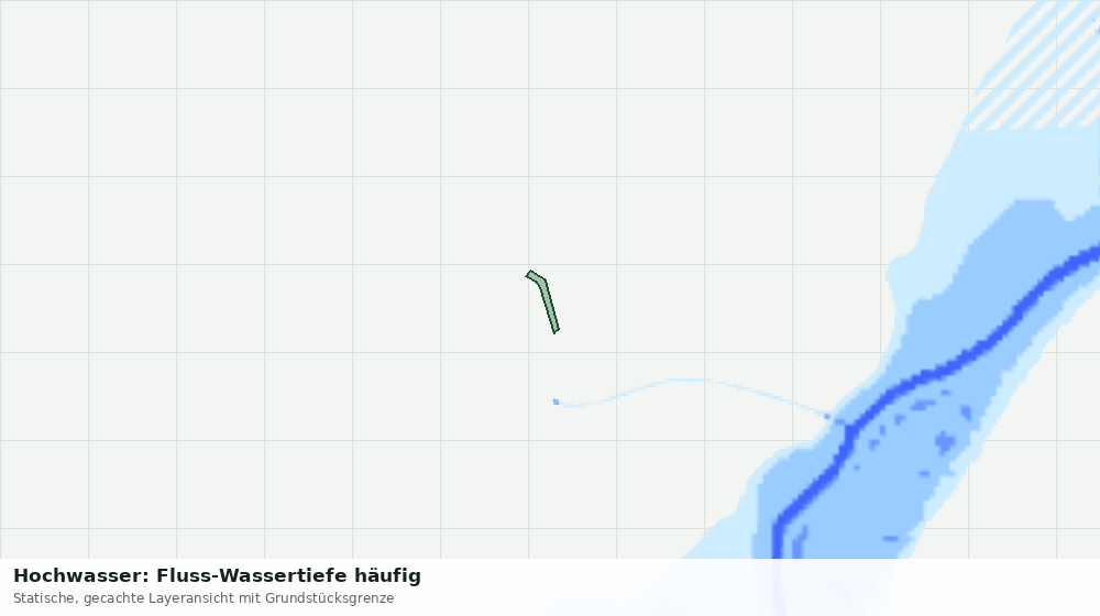 Statische Kartenansicht: Hochwasser: Fluss-Wassertiefe häufig