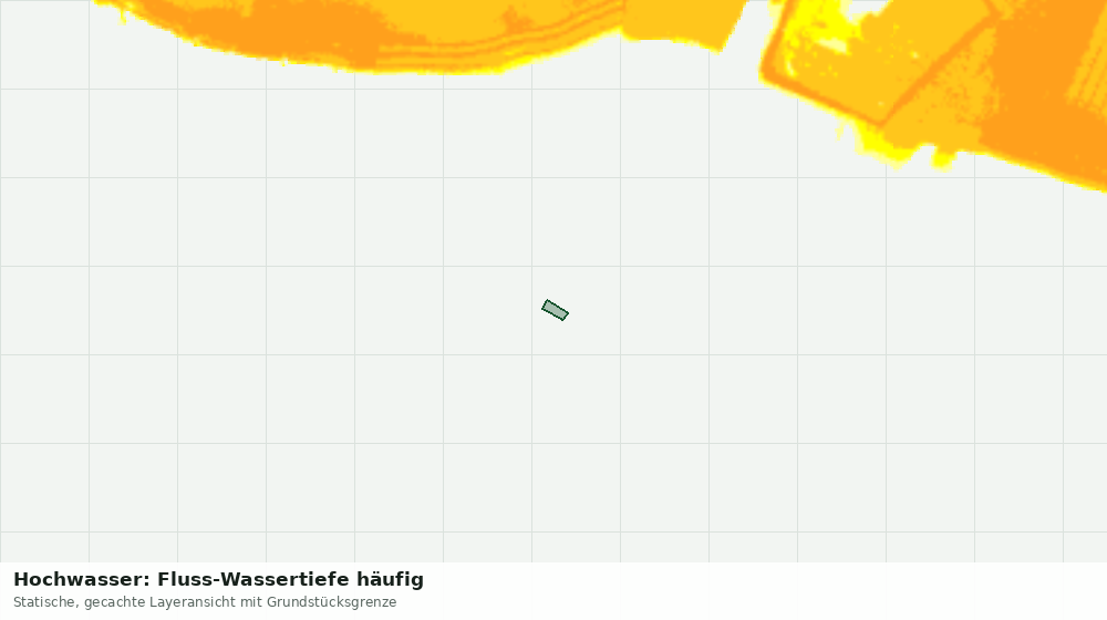 Statische Kartenansicht: Hochwasser: Fluss-Wassertiefe häufig