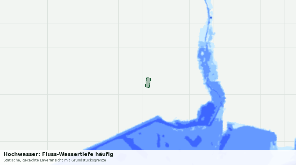 Statische Kartenansicht: Hochwasser: Fluss-Wassertiefe häufig