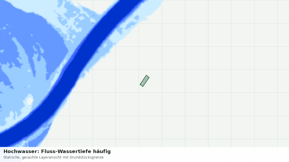 Statische Kartenansicht: Hochwasser: Fluss-Wassertiefe häufig