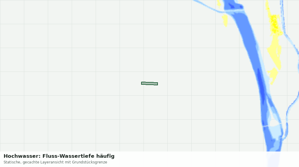 Statische Kartenansicht: Hochwasser: Fluss-Wassertiefe häufig