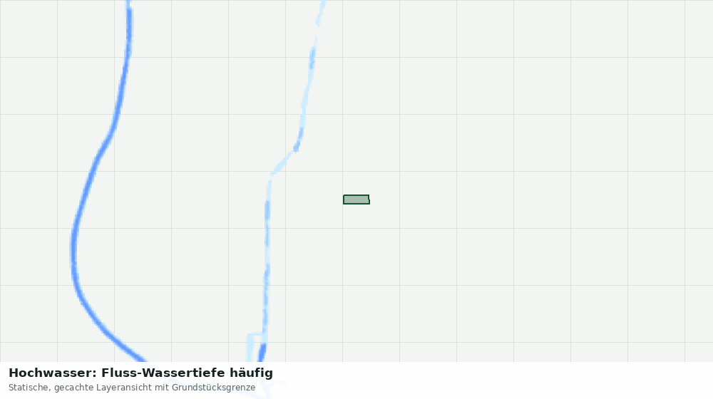 Statische Kartenansicht: Hochwasser: Fluss-Wassertiefe häufig