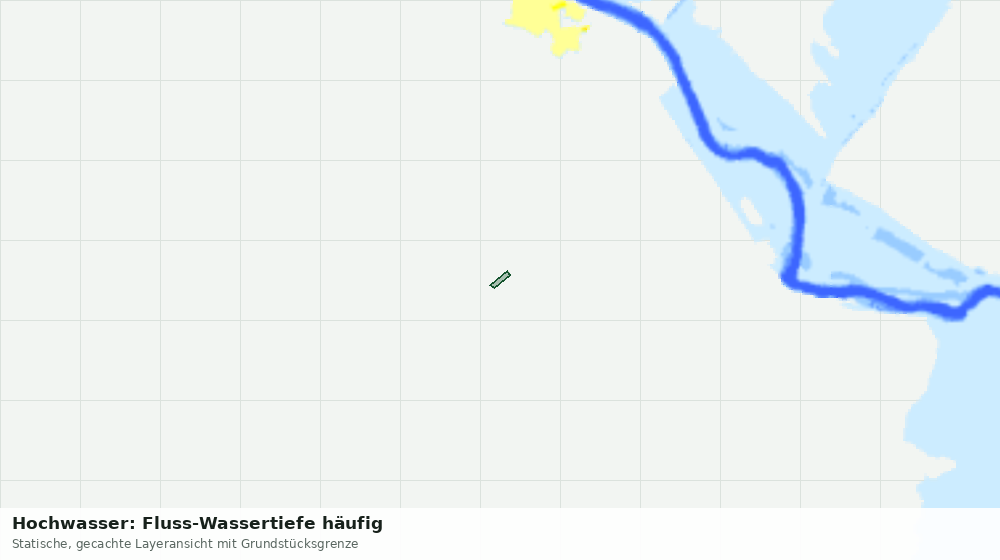 Statische Kartenansicht: Hochwasser: Fluss-Wassertiefe häufig