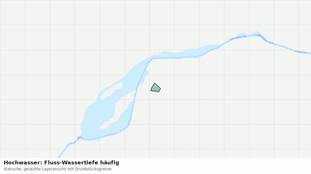 Statische Kartenansicht: Hochwasser: Fluss-Wassertiefe häufig