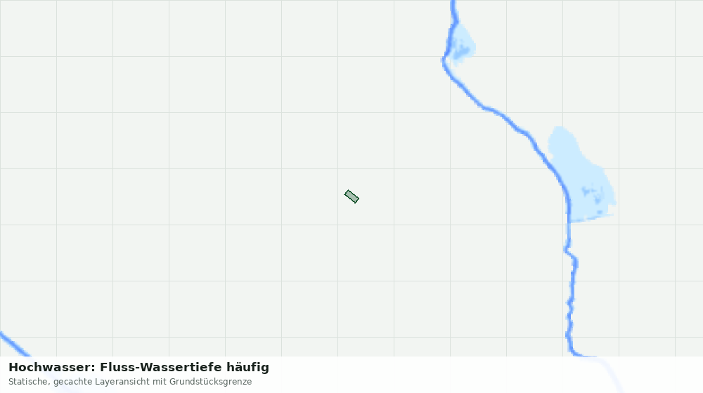 Statische Kartenansicht: Hochwasser: Fluss-Wassertiefe häufig