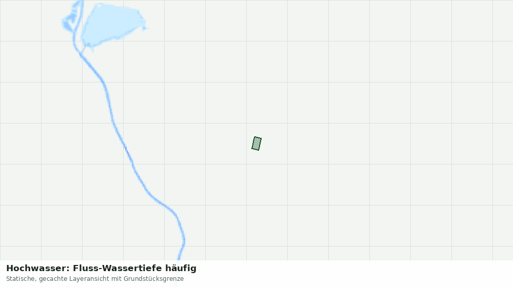 Statische Kartenansicht: Hochwasser: Fluss-Wassertiefe häufig