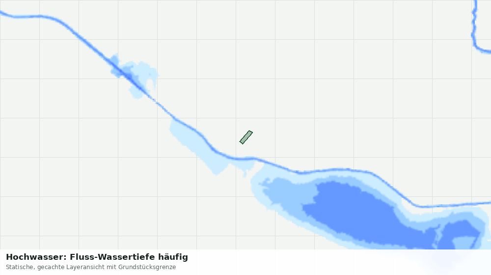 Statische Kartenansicht: Hochwasser: Fluss-Wassertiefe häufig