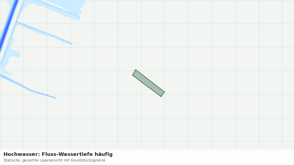 Statische Kartenansicht: Hochwasser: Fluss-Wassertiefe häufig
