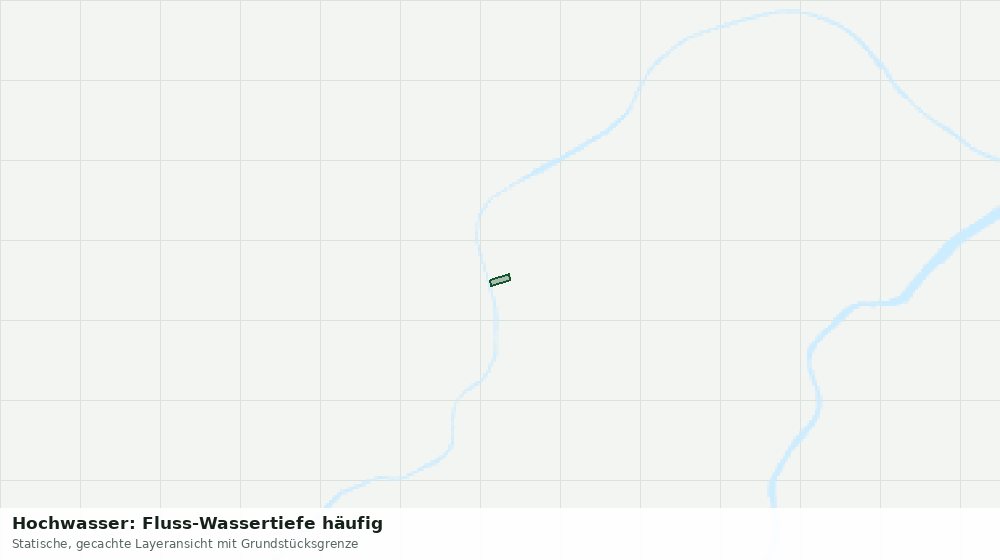 Statische Kartenansicht: Hochwasser: Fluss-Wassertiefe häufig