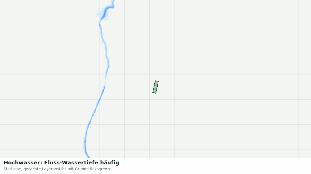 Statische Kartenansicht: Hochwasser: Fluss-Wassertiefe häufig