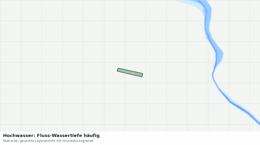Statische Kartenansicht: Hochwasser: Fluss-Wassertiefe häufig