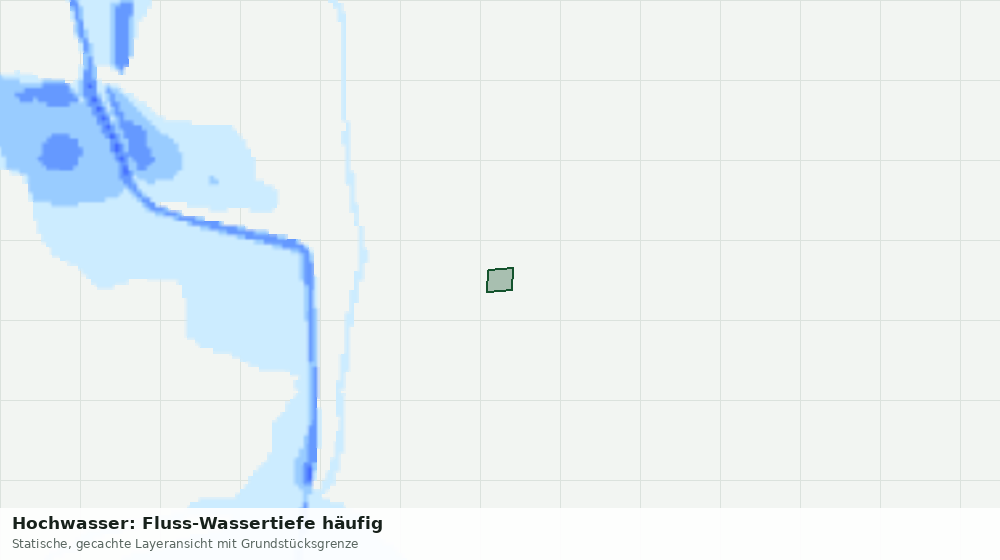 Statische Kartenansicht: Hochwasser: Fluss-Wassertiefe häufig