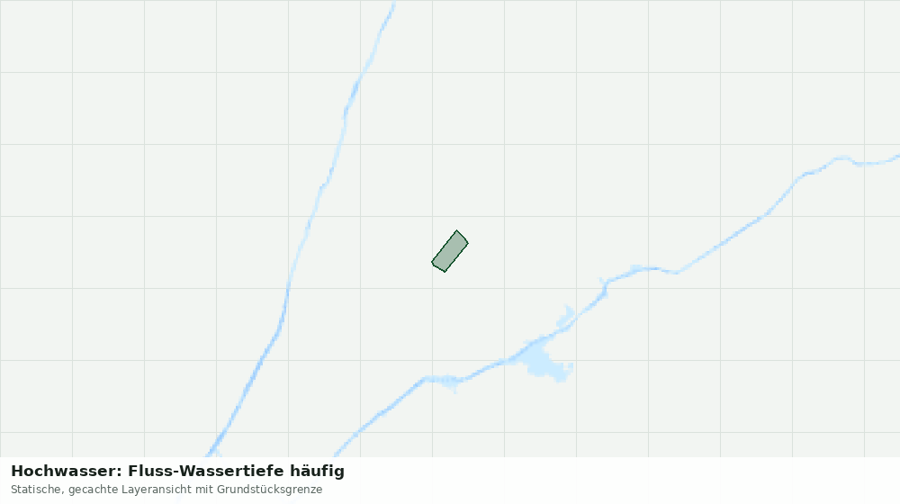 Statische Kartenansicht: Hochwasser: Fluss-Wassertiefe häufig