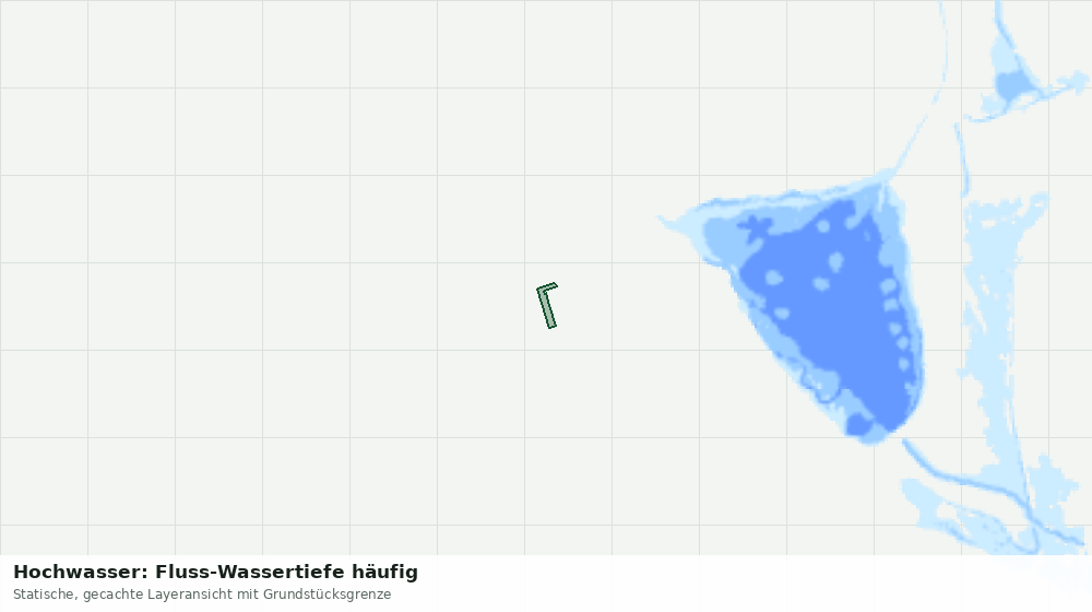 Statische Kartenansicht: Hochwasser: Fluss-Wassertiefe häufig