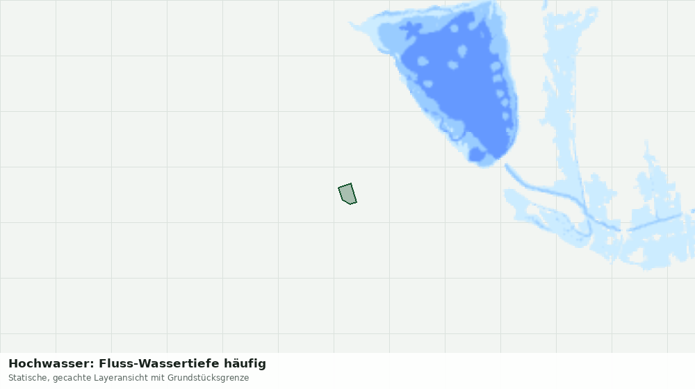 Statische Kartenansicht: Hochwasser: Fluss-Wassertiefe häufig