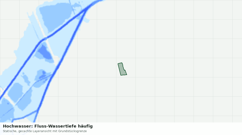 Statische Kartenansicht: Hochwasser: Fluss-Wassertiefe häufig