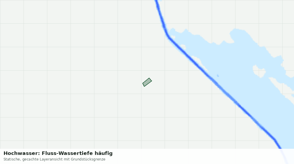 Statische Kartenansicht: Hochwasser: Fluss-Wassertiefe häufig
