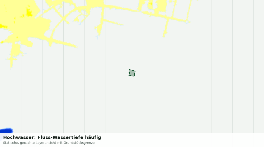 Statische Kartenansicht: Hochwasser: Fluss-Wassertiefe häufig