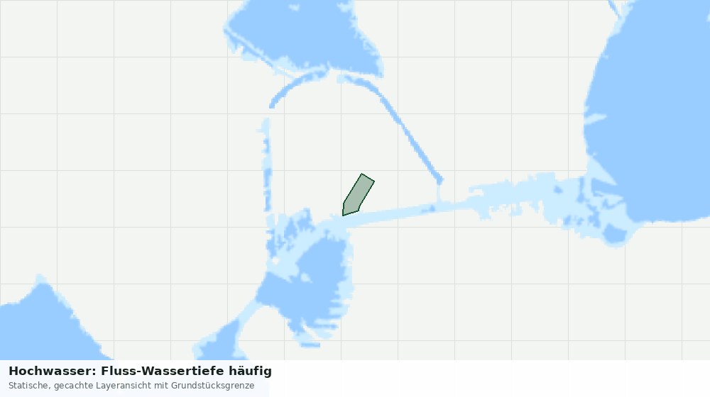 Statische Kartenansicht: Hochwasser: Fluss-Wassertiefe häufig