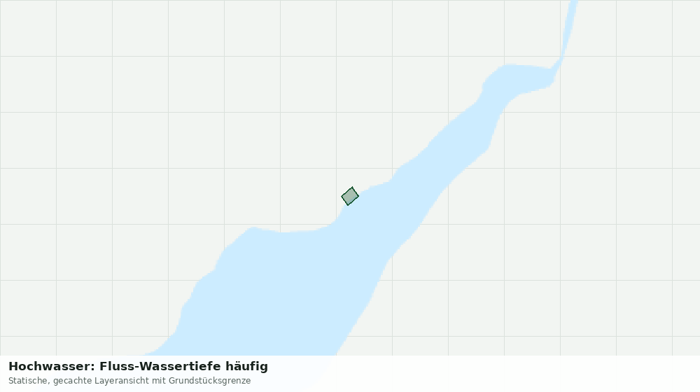 Statische Kartenansicht: Hochwasser: Fluss-Wassertiefe häufig