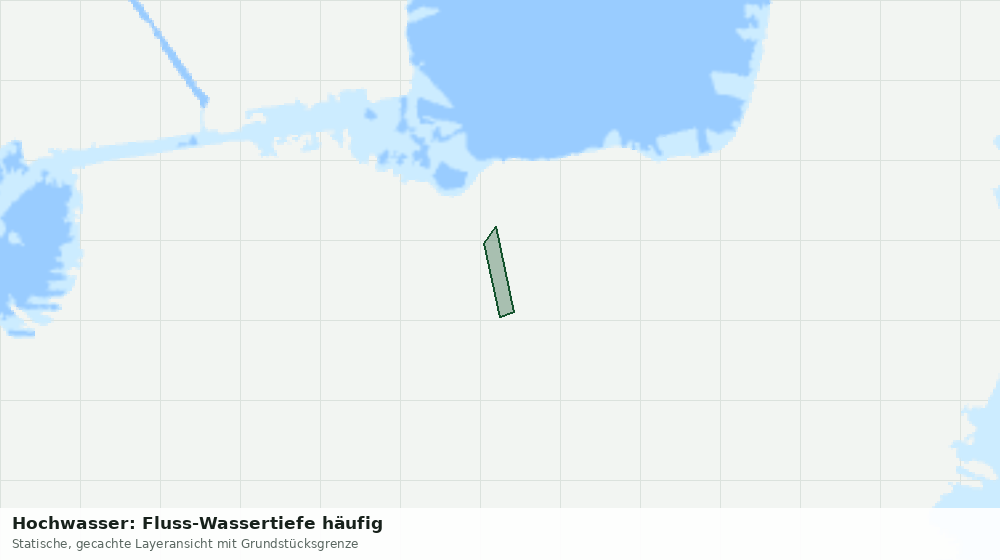 Statische Kartenansicht: Hochwasser: Fluss-Wassertiefe häufig